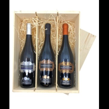 3-Vaks Kado Houten Kist