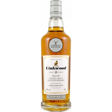 Gordon & MacPhail Linkwood 25 Years Old Distillery Label