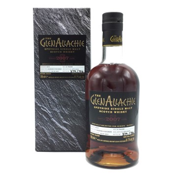 GLENALLACHIE SINGLE CASK 12 Years Old Port Pipe Cask 1860 Vintage 2007