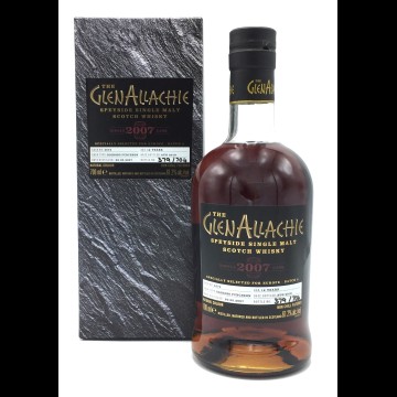 GLENALLACHIE SINGLE CASK 12 Years Old Port Pipe Cask 1860 Vintage 2007