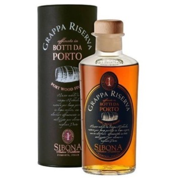 Sibona Grappa Riserva Port Wood Finish