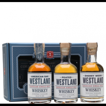 Westland Single Malt Whiskey Tasting Bottles (gift pack)