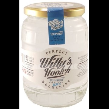 Willy's Hootch 100 Proof Moonshine