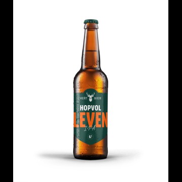 Hert bier Hopvol Leven IPA