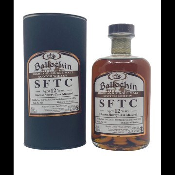 Ballechin SFTC Aged 12 Years Old Olorso Sherry Cask Matured