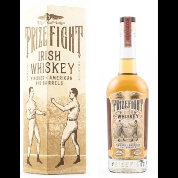 Prize Fight Irish Single Malt Whiskey American Rye Barrel