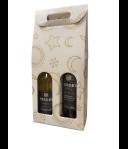 2-Vaks Kado Vensterdoos Wit Kerst