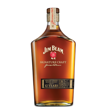Jim Beam 12 Years Old Signature Craft Bourbon Kentucky Straight Whiskey