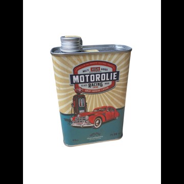 Motorolie Drop-Honing Blik