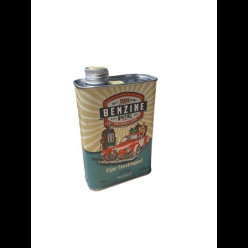Benzine Rum Caramel 'Fijne Feestdagen' Blik