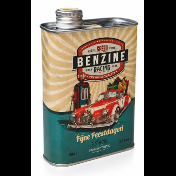 Benzine Rum Caramel 'Fijne Feestdagen' Blik