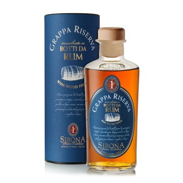 Sibona Grappa Riserva Rum Wood Finish