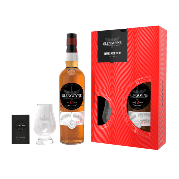 GLENGOYNE 12 Years old Giftpack met glas